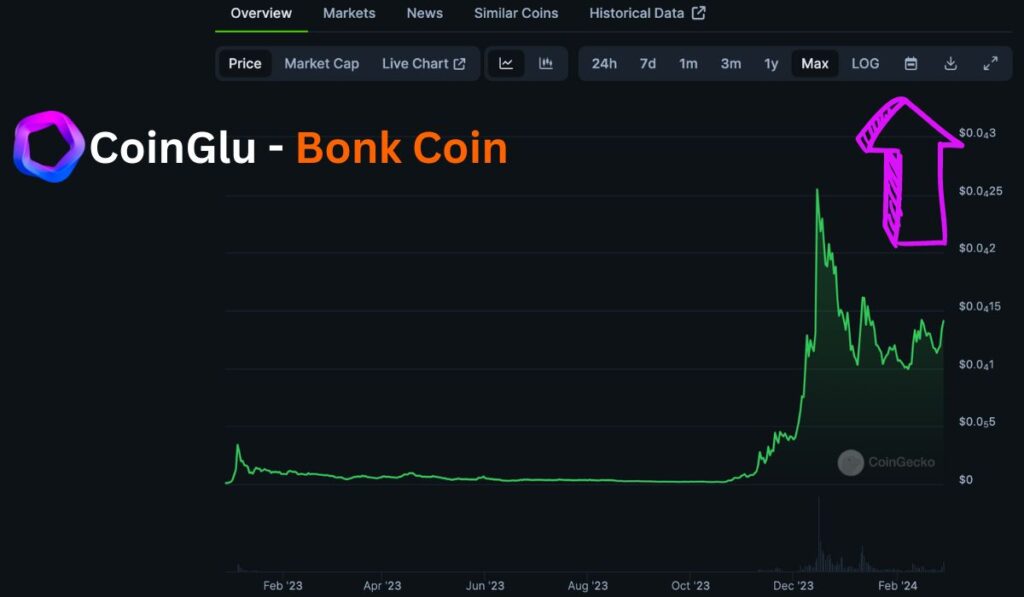 Bonk coin Chart