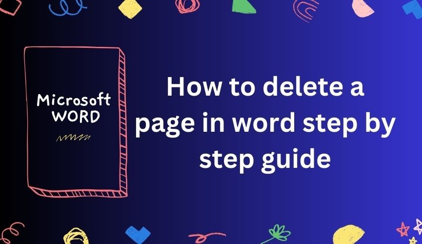 How to delete a page in word